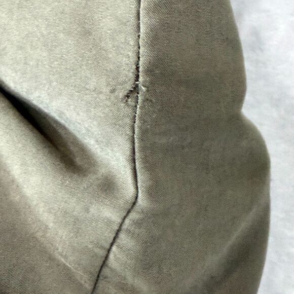 Divided H&M Women's L Olive Green Light-weight Long Full Zip Bomber Jacket - Picture 12 of 16